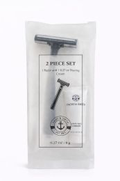 50 Bulk Yacht & Smith Shaving Cream And Razor Kit .27 oz