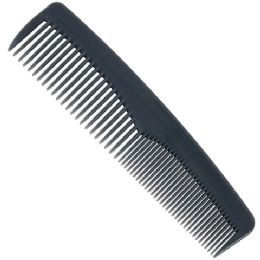 100 Bulk Yacht & Smith Black Plastic Comb 4.9 Inches