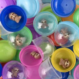 250 Bulk 1" Mini Sloth Figurines In 2" Capsule 250ct