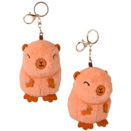 144 Bulk 4-inch Plush Capybara Clip on
