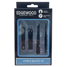 24 Bulk 4 Piece Nail Care Set Manicure Kit