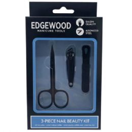 24 Bulk 3 Piece Nail Grooming Kit