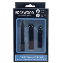 24 Bulk 3 Piece Nail Clippers And File Set