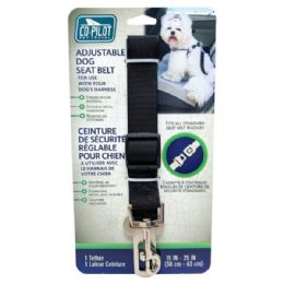 24 Bulk CO-Pilot Adjustable Dog Seat Belt 15" - 25"