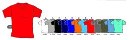 96 Bulk Boys V-Neck Solid Color T-Shirt