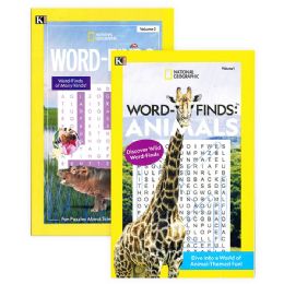 24 Bulk KAPPA National Geographic Word Finds Puzzle Book Digest