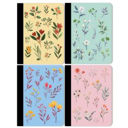 48 Bulk C/r 100 Ct. Floral Composition Book