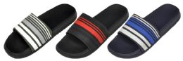 36 Bulk Men's Slipper Stripes Design