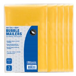 48 Bulk 4-inch X 7.25-inch (#000) SelF-Seal Bubble Mailers (5/pc)