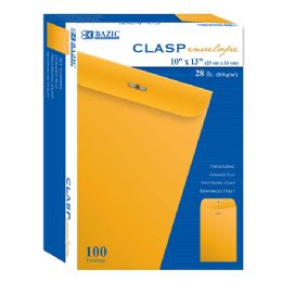 5 Bulk 10-inch X 13-inch Clasp Envelope (100/box)