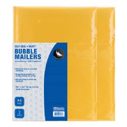 48 Bulk 9.5" X 13.5" (#4) SelF-Seal Bubble Mailers (2/pack)