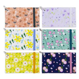 24 Bulk Poly Cover 3" x 5" Ruled White Index Card with Ring