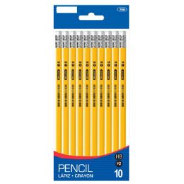 24 Bulk #2 Premium Yellow Pencil 10-Pack