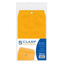 48 Bulk 6-inch X 9-inch Clasp Envelope (5/count)