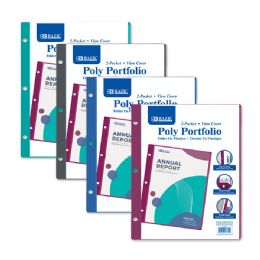 48 Bulk 2-Pocket Poly Portfolio W/ Side Loading View Cover