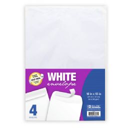 48 Bulk 10-inch X 13-inch SelF-Seal White Envelope (4/count)