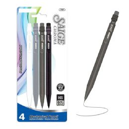 24 Bulk Saige Chroma 0.7 mm Mechanical Pencil 4-Pack