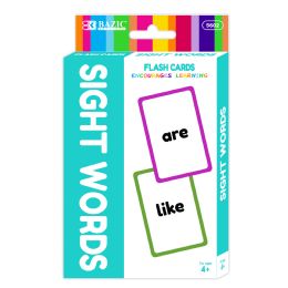 24 Bulk Sight Word Flash Cards (36/pack)