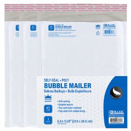48 Bulk 8.5-inch X 11.25-inch (#2) Poly Bubble Mailer (3/pc)