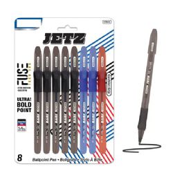 12 Bulk 1.4 mm Tip Assorted FUSE Tech Ink Pen with Cushion Grip