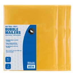 48 Bulk 8.5-inch X 11.25-inch (#2) SelF-Seal Bubble Mailers (3/pc)