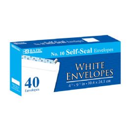 48 Bulk #10 SelF-Seal White Envelopes (40/pc)