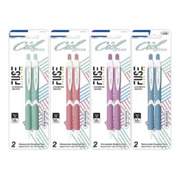 24 Bulk Serena FUSE Tech Ink Retractable Pen with Rubberized Barrel