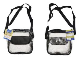 24 Bulk Clear Crossbody Bag With Front Pocket