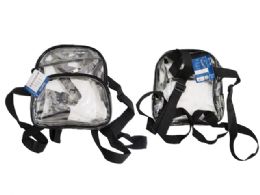 24 Bulk Clear Mini Backpack 