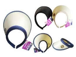 96 Bulk Unisex Visor Assorted Color
