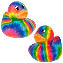 576 Bulk 2" Rainbow Pixel Duckies