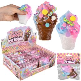 240 Bulk 3.75" Pick N Pull Fidget Ice Cream Cone 20ct