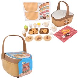 12 Bulk 27pc Picnic Basket Playset