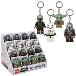 16 Bulk Lego Keychain Light Star Wars The Mandalorian 16ct