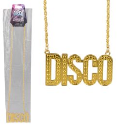 144 Bulk Disco Pendant Necklace