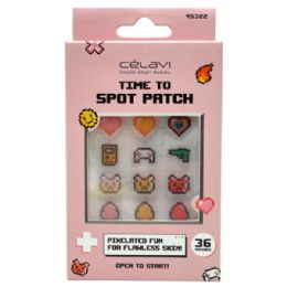 48 Bulk Celavi 36 Piece Time To Spot Treatment Patch Set In Assorted Fun Designs
