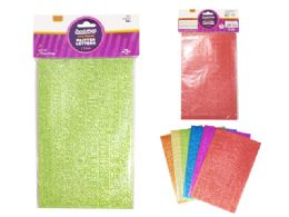 48 Bulk Glitter Letter Eva Foam Stickers 6 Sheets