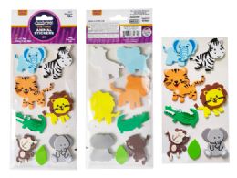 144 Bulk Animal Stickers 8-Piece 4.25"x8.5" Sheet