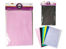 24 Bulk 6-Piece FELT SHEETS 8.25X11.6"