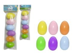 24 Bulk EASTER EGGS 6-Piece JUMBO 8CM