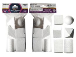 24 Bulk CRAFT FOAM SHAPES 6-Piece ASSorted