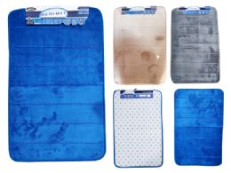 24 Bulk Memory Foam Bath Mat