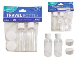 24 Bulk 4pc Travel Bottle Set  - 80ML 
