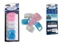24 Bulk 6pc Toothbrush Cap Cover - trasparent