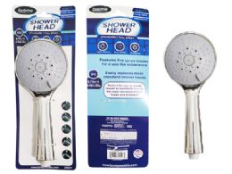 96 Bulk Shower Head 5 Spray Mode -8.75inch Hx 4.17inch Diam