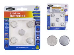 24 Bulk BUTTON BATTERIES 5-Piece LITHIUM CR2032 3V