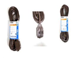 24 Bulk Extension Cord Etl 15ft Indoor Brown Color