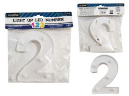 24 Bulk LighT-Up Led Number 2 6.25-inch High