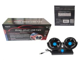 24 Bulk Dual Head Fan Usb 4.25" Diameter