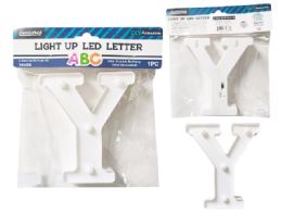 24 Bulk LighT-Up Led Letter Y 6.25-inch High